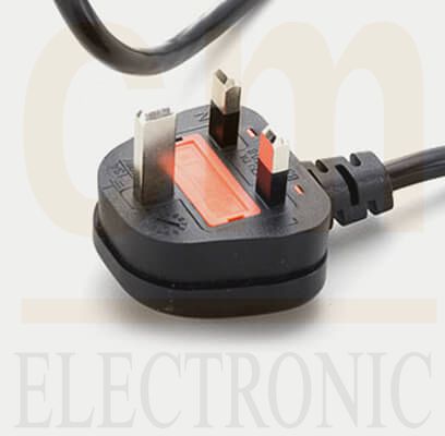 UK Cord With Fuse (Type G)